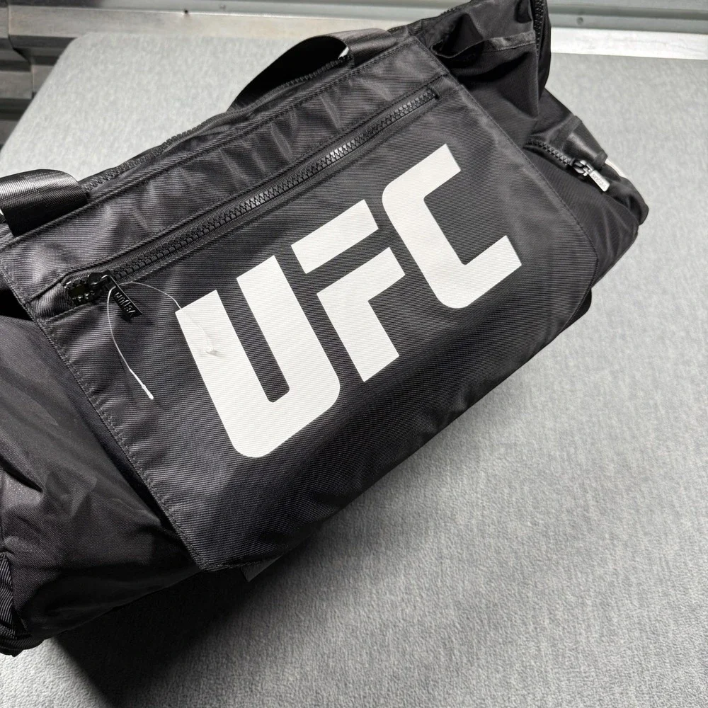 Venum UFC Gym Bag Duffle Black One Size Sports Gear Training Backpack